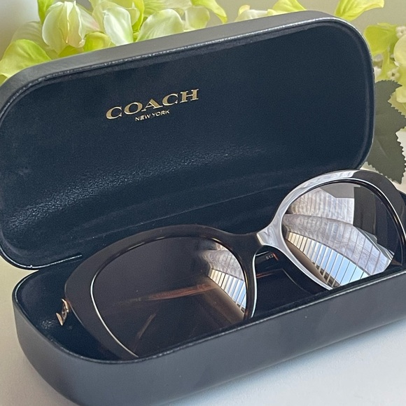 Coach Tortoise Shell Sunglasses - Picture 5 of 7